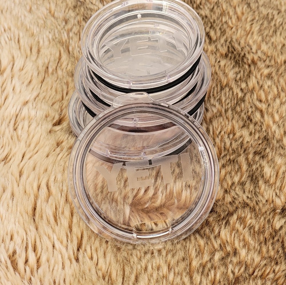 6 YETI tumbler lids